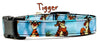 Tigger Dog collar Winnie The Pooh handmade adjustable buckle 5/8" wide or leash Petcollarshandmade