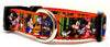 Mickey Halloween dog collar handmade adjustable buckle collar 1" wide or leash Petcollarshandmade