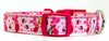 Pig Dog collar Winnie The Pooh handmade adjustable buckle 5/8" wide or leash