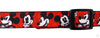 Mickey Mouse dog collar handmade adjustable buckle collar 5/8"wide or leash Petcollarshandmade