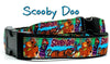 Cartoon dog collar handmade adjustable buckle collar 5/8"wide or leash Petcollarshandmade