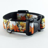 Mars Attack dog collar adjustable buckle collar 1" wide or leash Petcollarshandmade