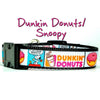 Dunkin Donuts/ Snoopy dog collar handmade adjustable buckle 1"or 5/8" wide Petcollarshandmade