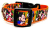 Mickey Halloween dog collar handmade adjustable buckle collar 1" wide or leash Petcollarshandmade