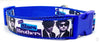 Blues Brothers dog collar handmade adjustable buckle 1" or 5/8" wide or leash