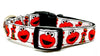 Cartoon characters Dog collar handmade adjustable buckle 5/8" wide or leash Petcollarshandmade