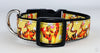 Tigger Winnie the Poo dog collar Handmade adjustable buckle 1" wide or leash Petcollarshandmade