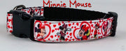 Mouse dog collar handmade adjustable buckle 5/8" wide or leash Petcollarshandmade