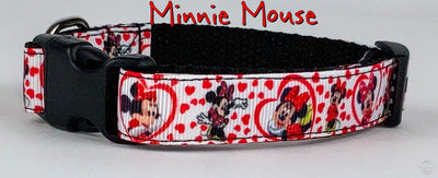 Mouse dog collar handmade adjustable buckle 5/8