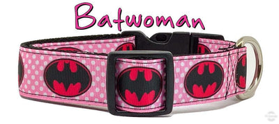 Batgirl dog collar handmade adjustable buckle collar 1