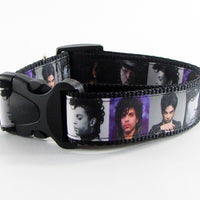 Prince Dog collar Handmade adjustable buckle collar 1" wide or leash - Furrypetbeds