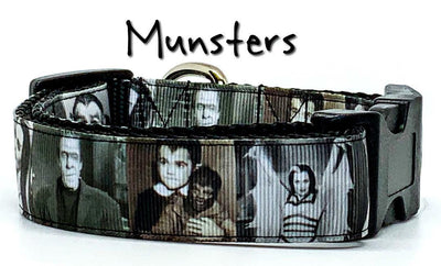 The Munsters dog collar handmade adjustable buckle 1