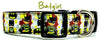Batgirl dog collar handmade adjustable buckle collar 1" or 5/8" wide or leash