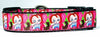 Chucky dog collar handmade adjustable buckle 1" wide or leash Horror pink