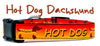 Hot Dog Dachshunds dog collar handmade adjustable buckle 1"or 5/8"wide or leash