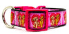 Nala & Simba dog collar handmade adjustable buckle 1" or 5/8" wide or leash