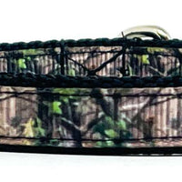 Camo cat or small dog collar 1/2"wide adjustable handmade bell or leash Petcollarshandmade