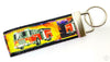 Fireman Key Fob Wristlet Keychain 1"wide Zipper pull Camera strap handmade - Furrypetbeds