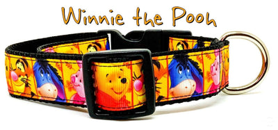 Winnie The Pooh dog collar handmade adjustable buckle  1