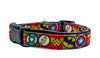 Super Heros dog collar handmade adjustable buckle collar 5/8" wide or leash