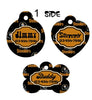 Pet ID Tag Steelers Personalized Custom Double Sided Pet Tag w/name & number NFL - Furrypetbeds