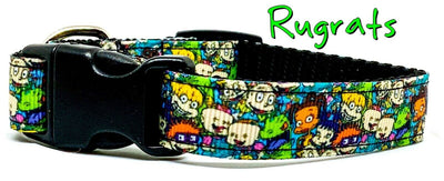 Rugrats Dog collar handmade adjustable buckle collar 5/8