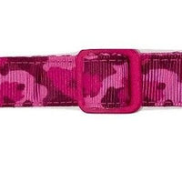 Pink Camo Dog collar handmade adjustable buckle 5/8" wide or leash small dog Petcollarshandmade