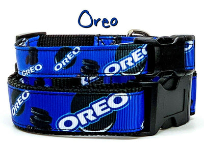 Oreo dog collar handmade adjustable buckle 1