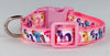 My Little Pony cat & small dog collar 1/2"wide adjustable handmade bell or leash Petcollarshandmade