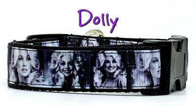 Dolly Parton dog collar handmade adjustable buckle 1