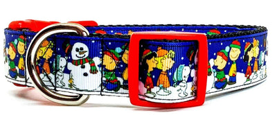 Wintertime dog collar handmade adjustable buckle collar 1