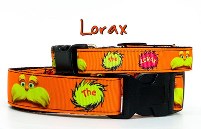 Lorax dog collar handmade adjustable buckle collar 1