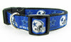 Dallas Cowboys dog collar handmade adjustable buckle collar football 1" wide