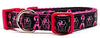 Bark For A Cure dog collar handmade adjustable buckle collar 5/8"wide or leash - Furrypetbeds
