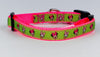 Minnie Mouse cat or small dog collar 1/2" wide adjustable handmade bell or leash Petcollarshandmade