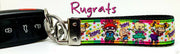 Rugrats Key Fob Wristlet Keychain 1"wide Zipper pull Camera strap handmade - Furrypetbeds