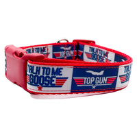 Top Gun GOOSE dog collar adjustable buckle 1" or 5/8" wide or leash Movie