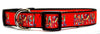 Marvel comics dog collar handmade adjustable buckle collar 1" wide or leash - Furrypetbeds