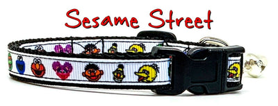 Sesame Street cat or small dog collar 1/2