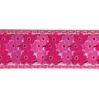 Marimekko Flowers dog collar handmade adjustable buckle 1" or 5/8 wide or leash