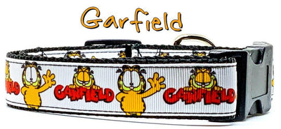 Garfield dog collar handmade adjustable buckle collar 1