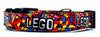 Lego dog collar handmade adjustable buckle 5/8"wide Lego blocks or leash