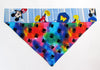 Mickey Mouse Dog Bandana, Over the Collar dog bandana Dog collar bandana puppy Petcollarshandmade