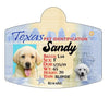 Texas Drivers License Pet ID tags Dog ID Tag Personalized Pet ID Tag aluminum Petcollarshandmade