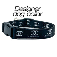 Fashion Designer Dog collar handmade adjustable 1" or 5/8" wide or leash