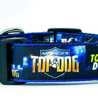 Top Dog dog collar Handmade adjustable buckle collar 1" wide or leash TV Show