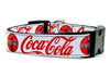 Coca Cola dog collar handmade adjustable buckle collar 1"or 5/8" wide or leash Petcollarshandmade