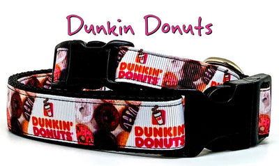 Dunkin Donuts dog collar handmade adjustable buckle 1