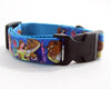 Beauty & the Beast dog collar handmade adjustable buckle 1" or 5/8"wide or leash