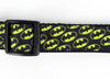 Batman dog collar handmade adjustable buckle collar 1"wide or leash